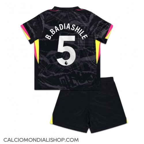 Maglie da calcio Chelsea Benoit Badiashile #5 Terza Maglia Bambino 2024-25 Manica Corta (+ Pantaloni corti)